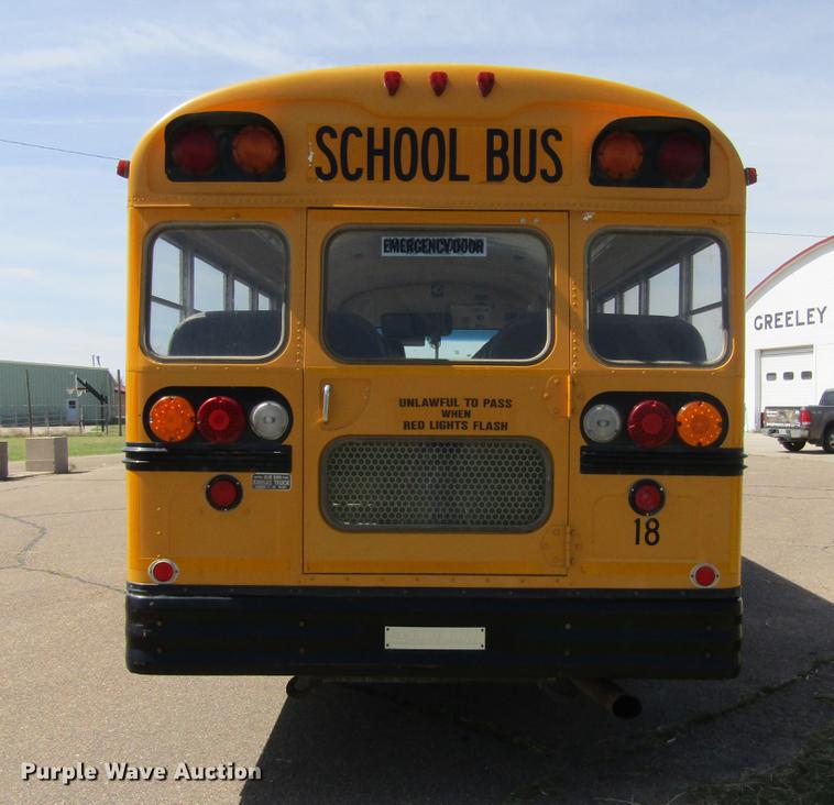 image for item DD5668 1994 Ford B700 Blue Bird school bus