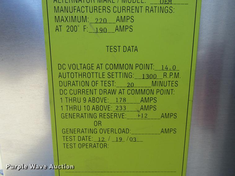image for item DD5683 2003 Ford Econoline E450 Super Duty ambulance