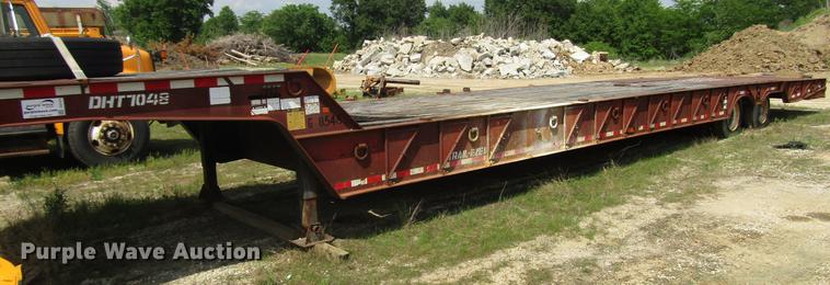 image for item DD7475 1997 Trail-Eze DHT7048 equipment trailer