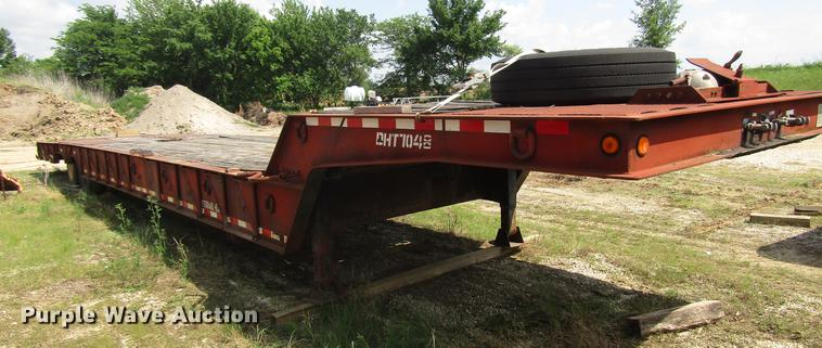 image for item DD7475 1997 Trail-Eze DHT7048 equipment trailer