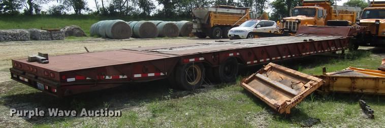 image for item DD7475 1997 Trail-Eze DHT7048 equipment trailer