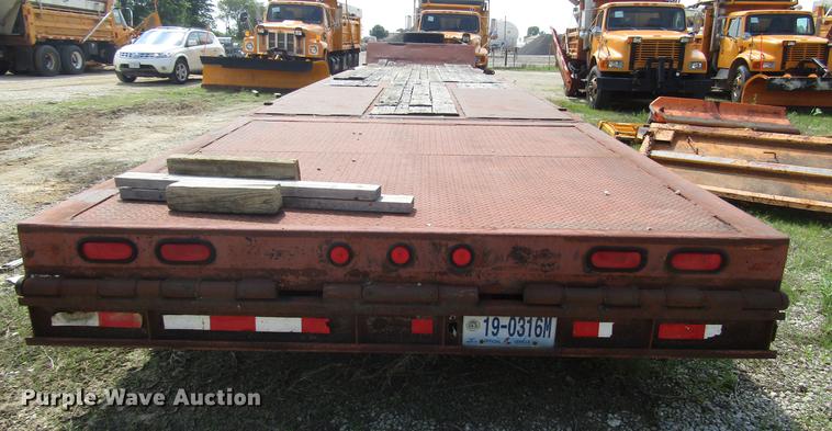 image for item DD7475 1997 Trail-Eze DHT7048 equipment trailer