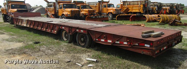 image for item DD7475 1997 Trail-Eze DHT7048 equipment trailer
