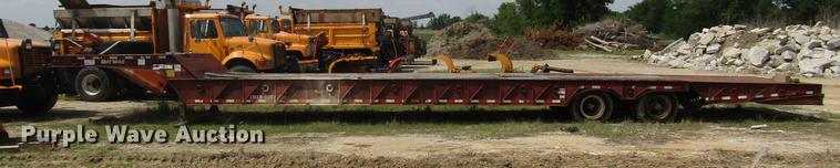 image for item DD7475 1997 Trail-Eze DHT7048 equipment trailer