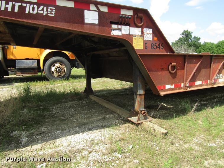image for item DD7475 1997 Trail-Eze DHT7048 equipment trailer