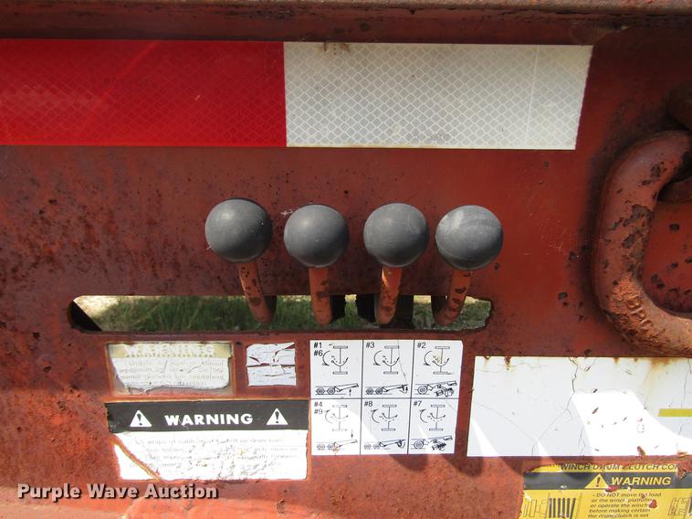 image for item DD7475 1997 Trail-Eze DHT7048 equipment trailer