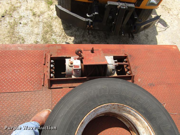 image for item DD7475 1997 Trail-Eze DHT7048 equipment trailer