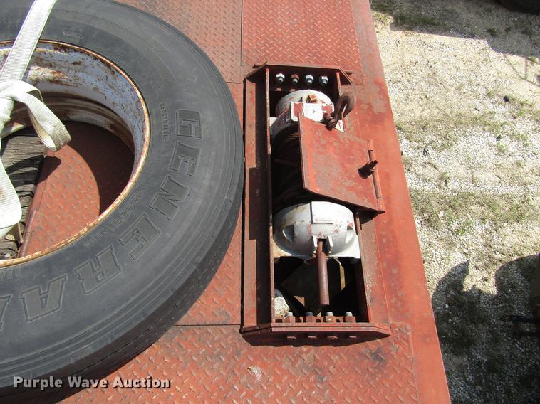 image for item DD7475 1997 Trail-Eze DHT7048 equipment trailer