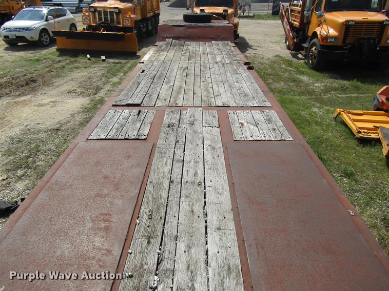 image for item DD7475 1997 Trail-Eze DHT7048 equipment trailer