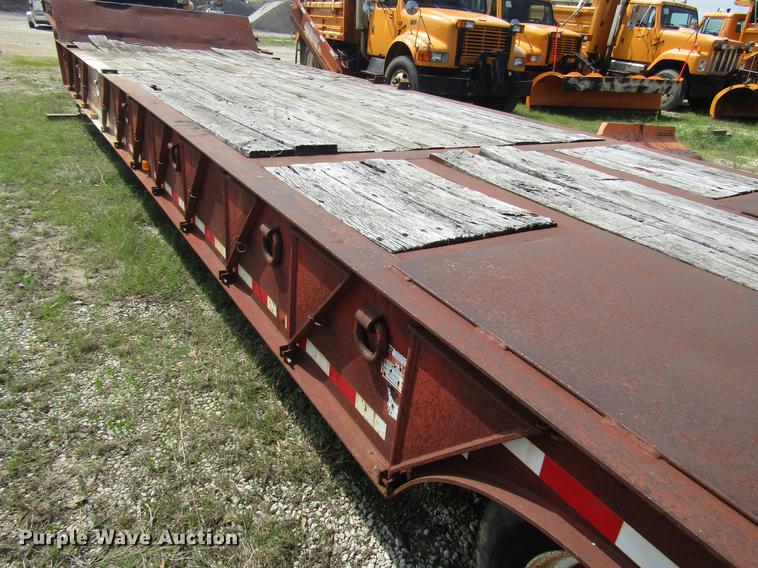 image for item DD7475 1997 Trail-Eze DHT7048 equipment trailer