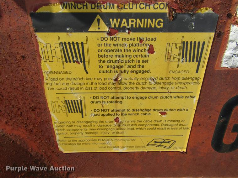 image for item DD7475 1997 Trail-Eze DHT7048 equipment trailer