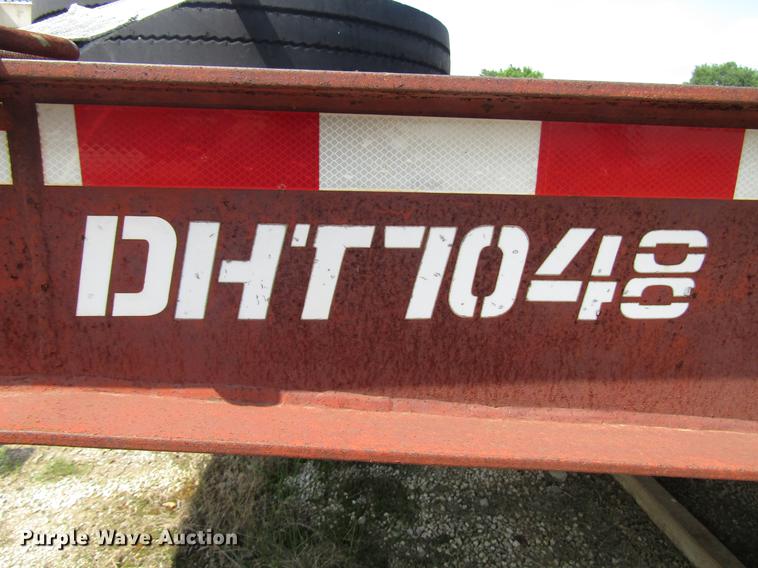 image for item DD7475 1997 Trail-Eze DHT7048 equipment trailer