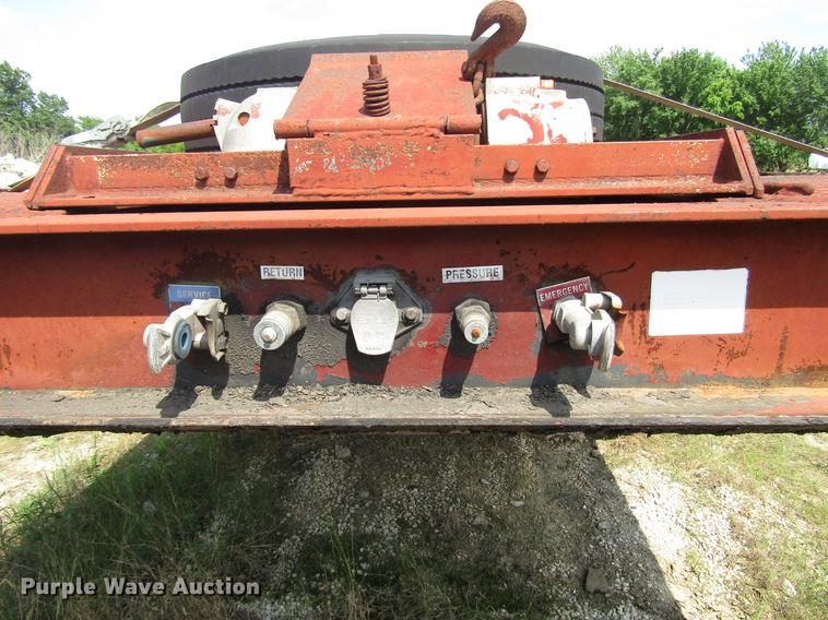 image for item DD7475 1997 Trail-Eze DHT7048 equipment trailer