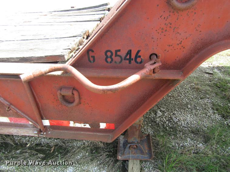 image for item DD7475 1997 Trail-Eze DHT7048 equipment trailer