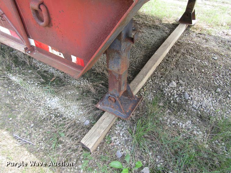 image for item DD7475 1997 Trail-Eze DHT7048 equipment trailer