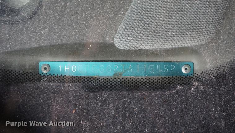 image for item DD7674 1996 Honda Accord