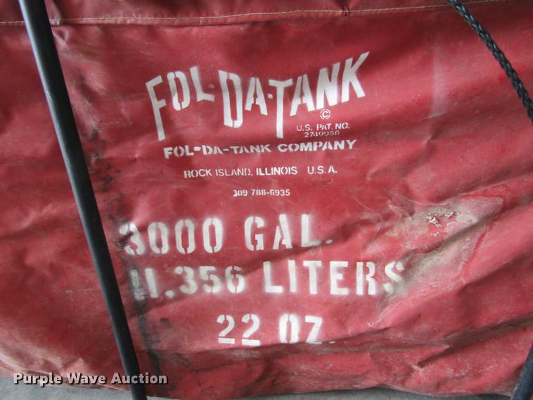 image for item DD8430 Folda-Tank Mfg. 3000 temporary containment bulk tank