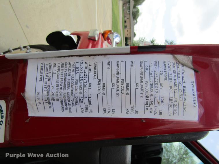 image for item DD8781 2009 Chevrolet C4500 ambulance