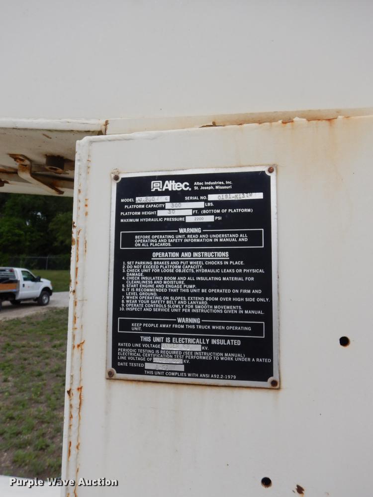 image for item DE1732 1991 Ford F450 Super Duty bucket truck