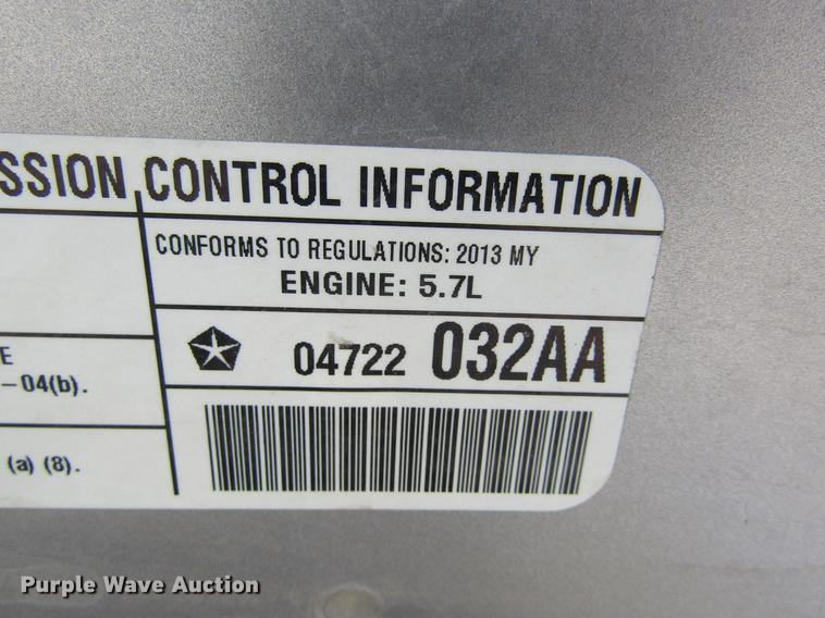 image for item DE6824 2013 Dodge Charger Police