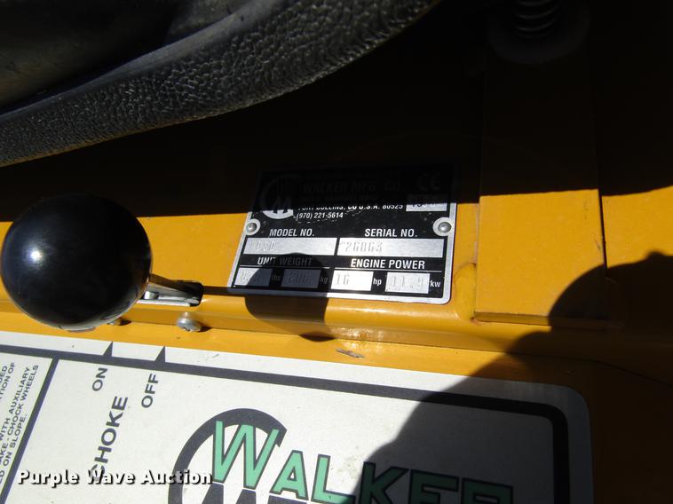 image for item EI9363 Walker MCSD lawn mower