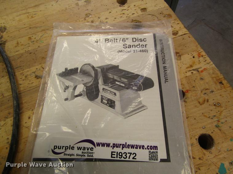 image for item EI9372 Delta 31-460 bench disc belt sander