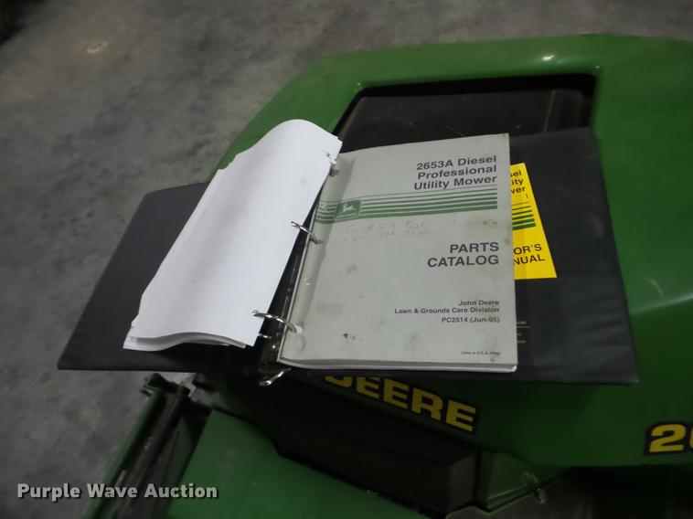 image for item EI9764 John Deere 2653A lawn mower