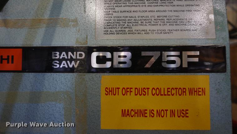 image for item EJ9457 Hitachi CB75F bandsaw