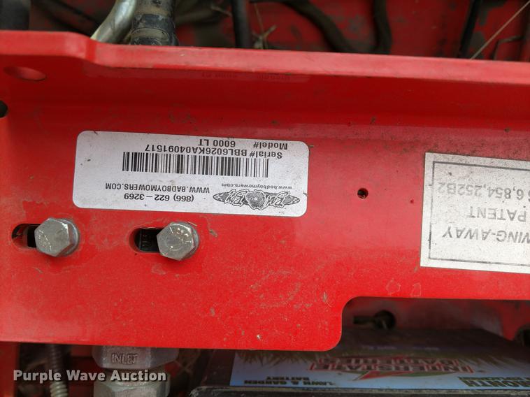 image for item EJ9582 Bad Boy ZTR lawn mower