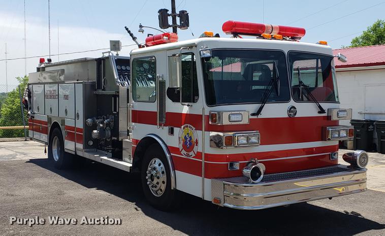 image for item EK9013 1991 E-one Sutphen Deluxe fire truck