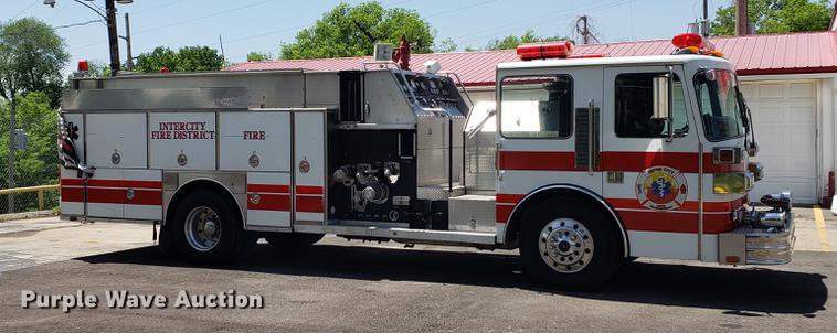 image for item EK9013 1991 E-one Sutphen Deluxe fire truck
