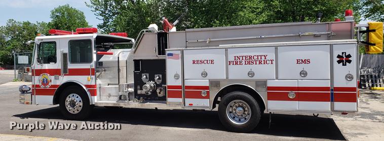 image for item EK9013 1991 E-one Sutphen Deluxe fire truck