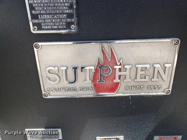 image for item EK9013 1991 E-one Sutphen Deluxe fire truck
