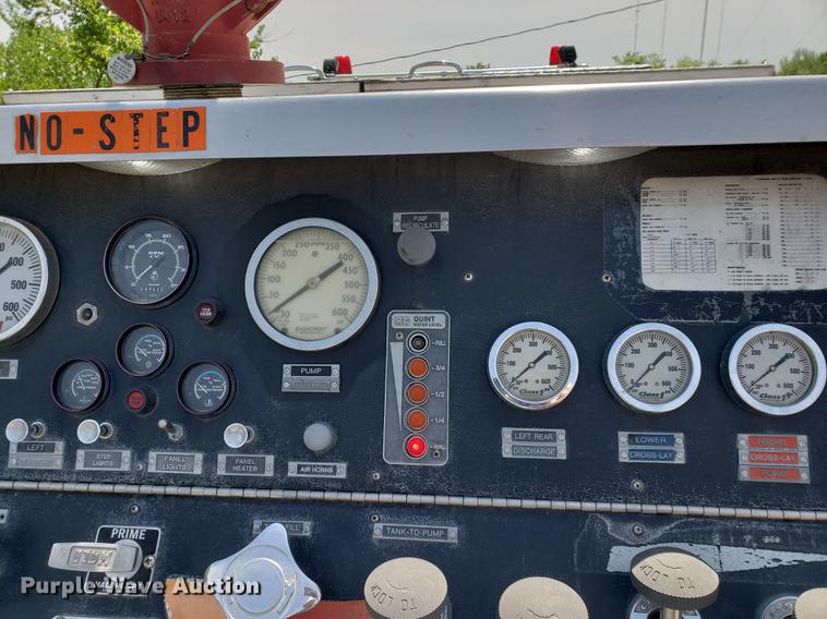 image for item EK9013 1991 E-one Sutphen Deluxe fire truck