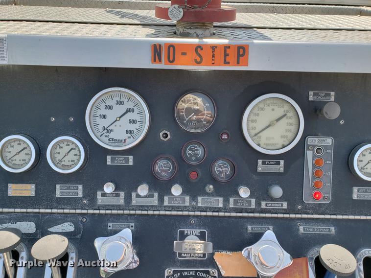 image for item EK9013 1991 E-one Sutphen Deluxe fire truck