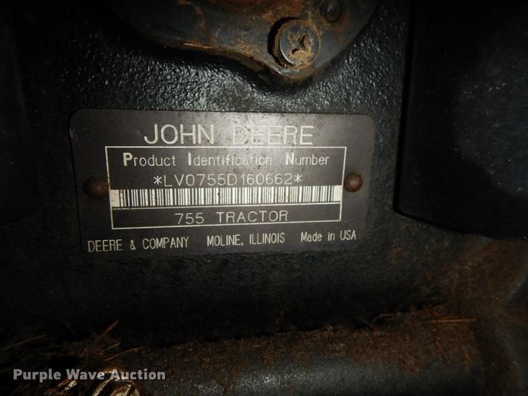 image for item EK9256 John Deere 755 tractor