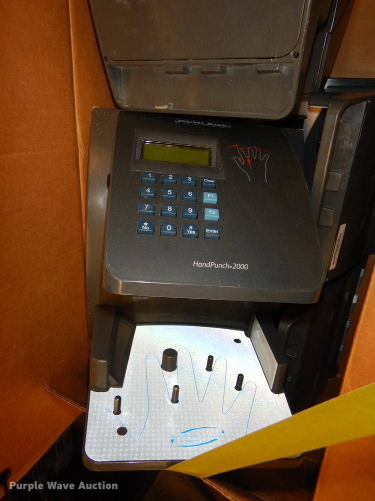 image for item EK9279 (10) Ingersoll Rand Hand Punch 2000 time clocks