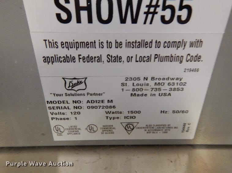 image for item EK9282 Duke serving unit