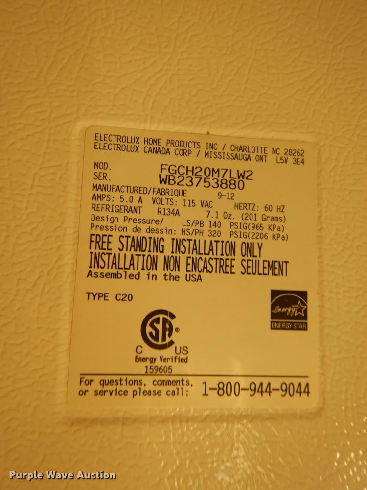 image for item EK9284 2012 chest freezer