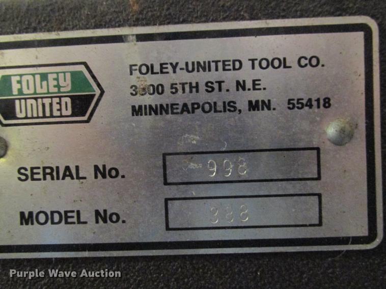 image for item EO9297 Foley United mower reel sharpener