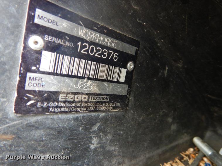 image for item EQ9958 1999 EZ GO Workhorse Lx cart