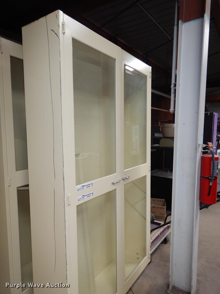 image for item EQ9968 (5) metal pharmacy cabinets