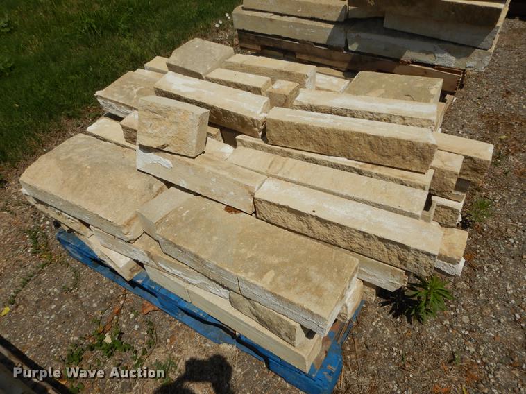image for item EQ9979 Approximately 175 limestone landscape blocks