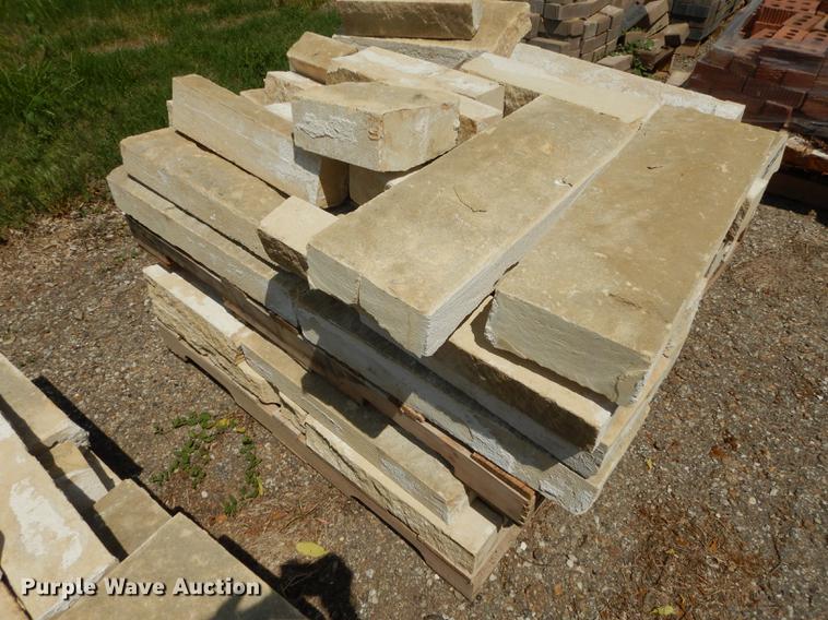 image for item EQ9979 Approximately 175 limestone landscape blocks