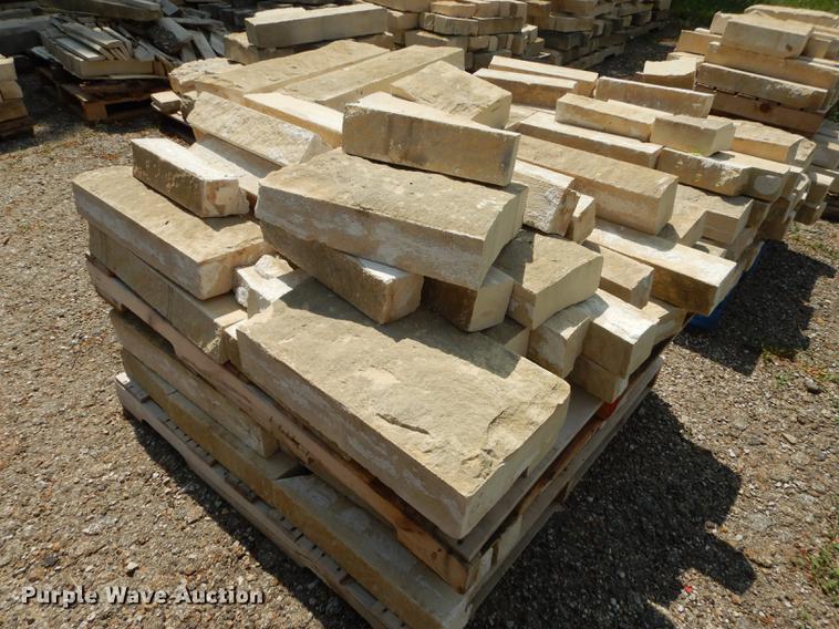 image for item EQ9979 Approximately 175 limestone landscape blocks