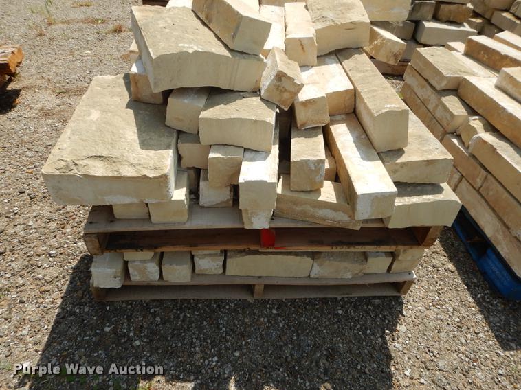 image for item EQ9979 Approximately 175 limestone landscape blocks