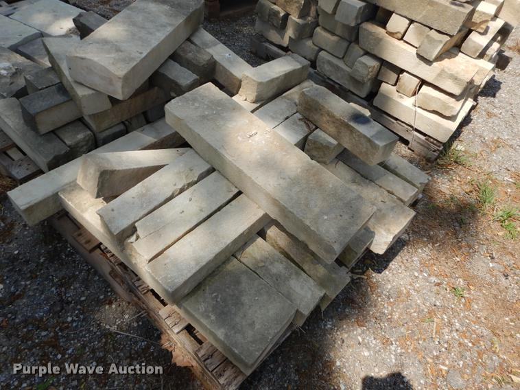 image for item EQ9980 Approximately 175 limestone landscape blocks