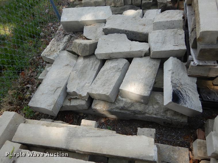 image for item EQ9980 Approximately 175 limestone landscape blocks