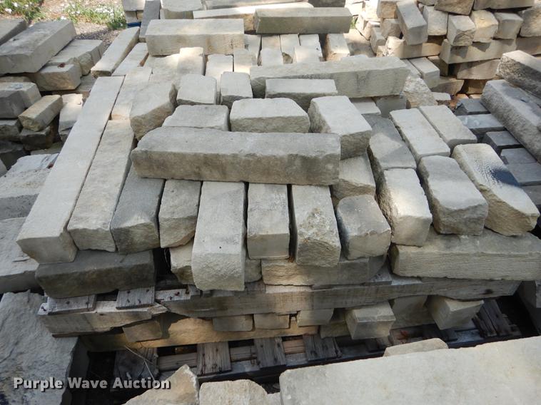 image for item EQ9980 Approximately 175 limestone landscape blocks