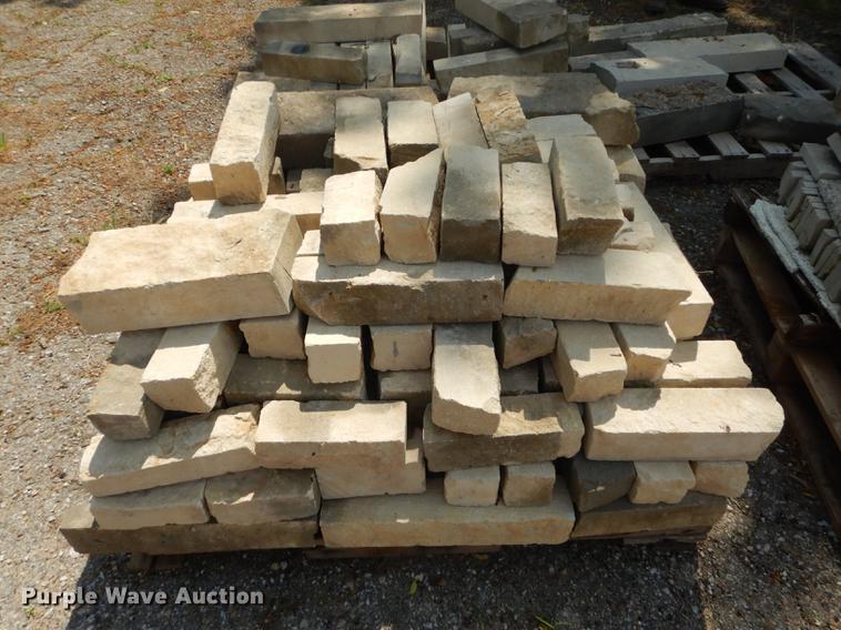 image for item EQ9980 Approximately 175 limestone landscape blocks